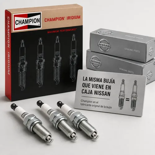 Bujía de encendido de iridio CHAMPION, referencia IMPVDL8CH098